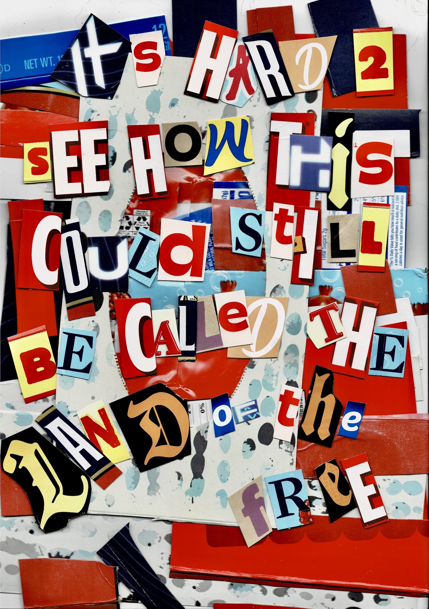 Collage/Recycled Alphabet